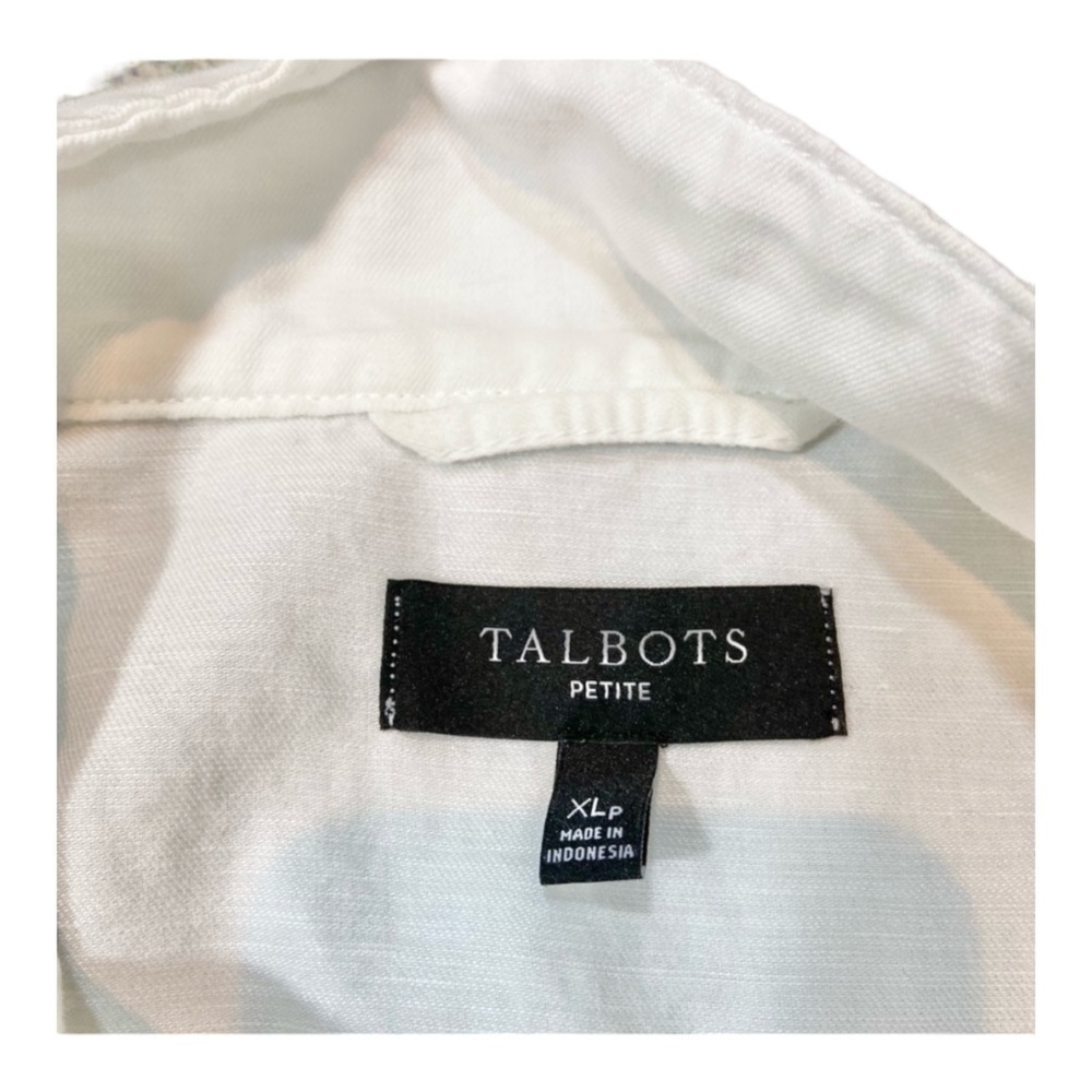 Talbots linen blend drawstring jacket - Picture 5 of 8